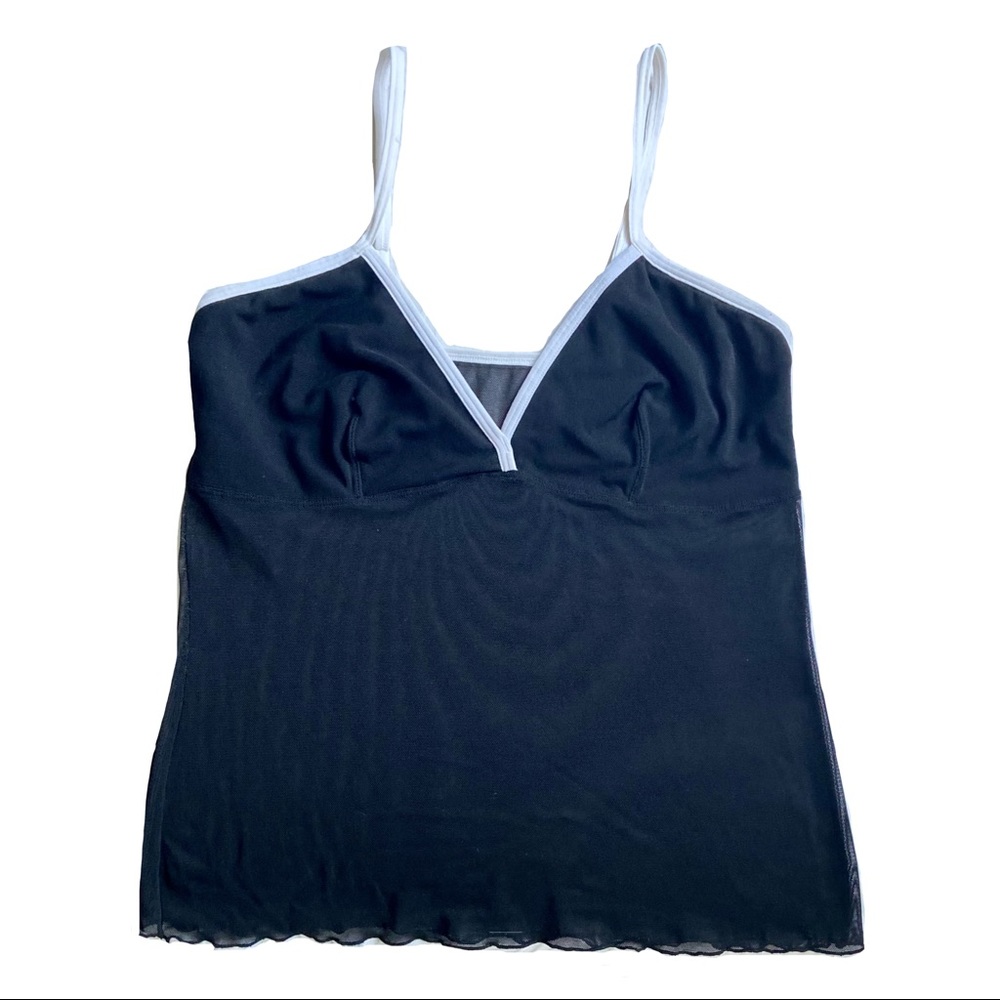 Y2K Sexy Sheer Black Cami Top 🖤